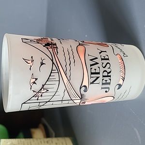 MCM Vintage New Jersey Souvenir Glass